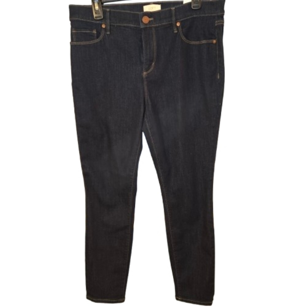 Loft Outlet Modern Skinny Dark Wash Jeans